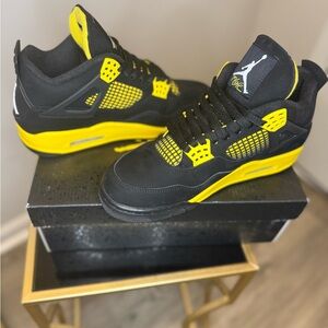 Jordan Athletic Shoes Black Yellow